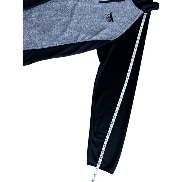 The Weather Co. Mens Golf Fleece Pullover Sweater Jacket Black & Gray XL - Picture 8 of 13